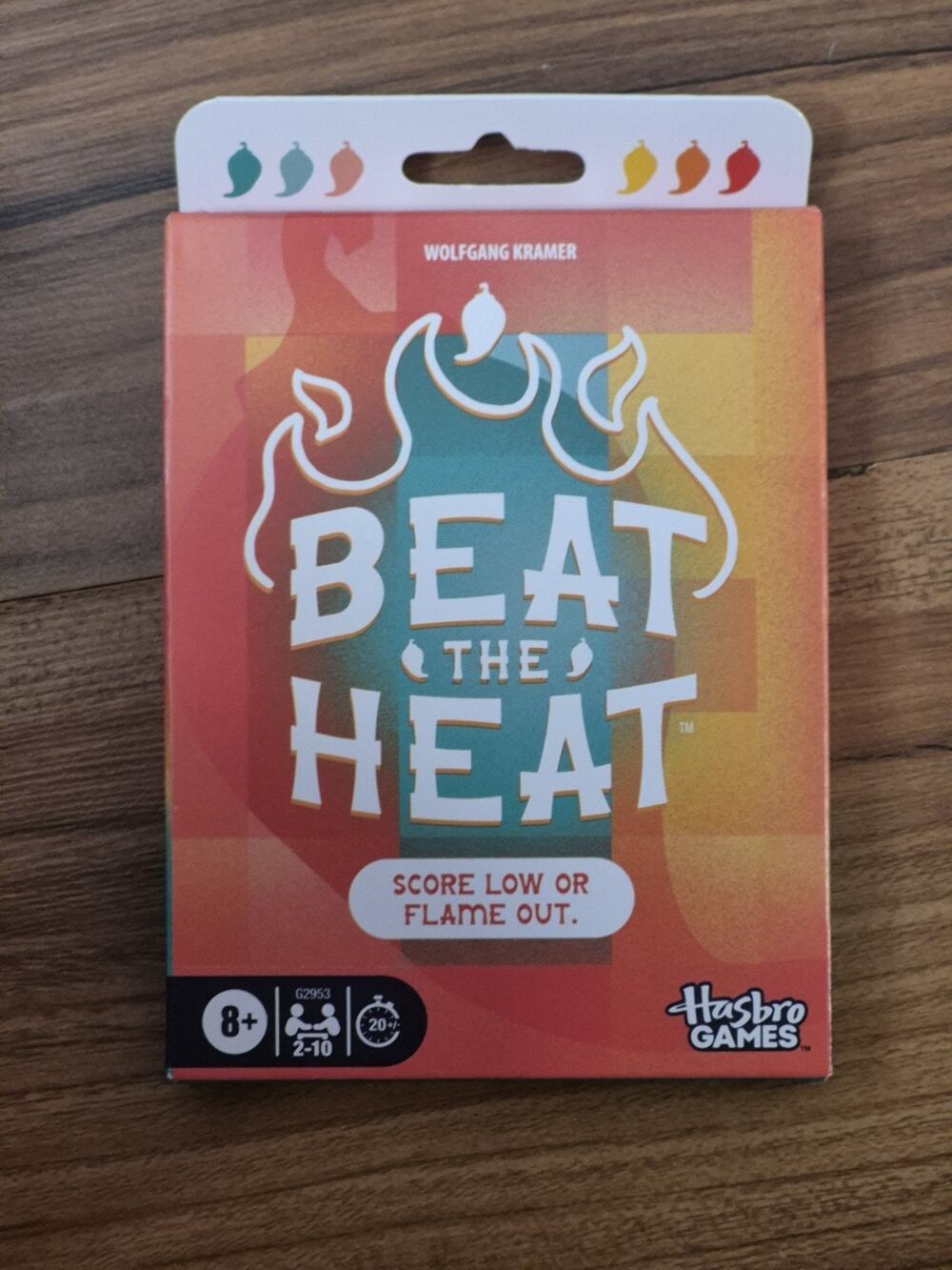 Beat The Heat Family Strategy Card Game Wolfgant Kramer Hasbro 8+ Take5 Box S33